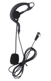 Scheidsrechteroortje met microfoon voor bluetooth set