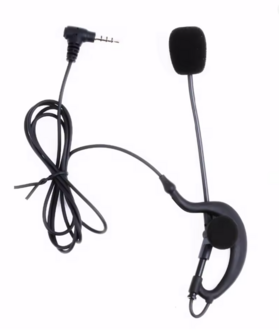 Scheidsrechteroortje met microfoon voor bluetooth set