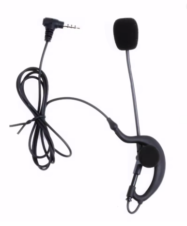 Scheidsrechteroortje met microfoon voor bluetooth set