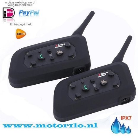  V6 PRO Interphone 6 riders DUO-SET