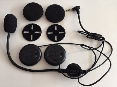 Bt interphone speaker/microfoon set